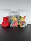 Salvinos Bamm Beanos Lot Of 3 Baseball Plush Bear Sosa  Griffey  Arod  ic 577 