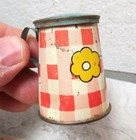 Vintage Tin Litho Lithograph Childs Toy Tea Set Pitcher  Ohio Art  Humpty Dumpty