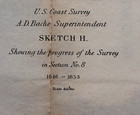 1853 Chart U  S  Coast Survey   Mobile Bay To Atchafalaya   A  D  Bache