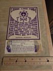 Original 1970 Goose Lake Music Festival Michigan Handbill Cooper Seger Stooges
