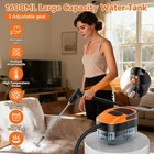 Steam Cleaner For Home   Car  15s Fast Heat Handheld Steamer Orange 