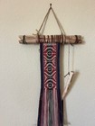 Vintage Peruvian Textile  Hanging Hand Loom  Hand Woven Traditional Design