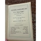 1954 S s  Santa Isabel Graceline Passenger List West Coast S America To Ny