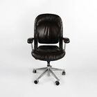 1980s Herman Miller Equa Executive Desk Chair By Bill Stumpf In Brown Leather