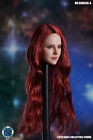 Sdh036a 1 6 Female Head Sculpt Beauty Girl Red Hair For 12  Tbl Suntan Figure