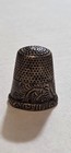 Antique Ketcham Mcdougall Sterling Silver Thimble Size 9 Scroll Read