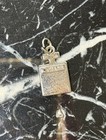 Chanel Black silver Metal Zipper Pull Charm