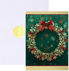 Elegant Christmas Cards With Envelopes   Stickers - 6x8 Inches