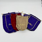 Lot 6 Crown Royal Captain Morgan Private Stock Small Large Purple Drawstring Bag
