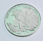 Silvertowne St Gaudens 1 Troy Oz 999 Fine Silver Round Bu In Capsule