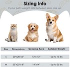 Dog   Cat Bed For Indoor Cats  20in Calming Donut Bed For Puppy And Kitten