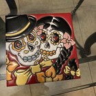 Talavera Tile Day Of The Dead Folk Art Handmade Home Decor Mexican Pottery 6   