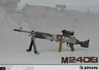 Zytoys Zy16-10 1 6 Black M240b Machine Gun Weapon Toy 12   Solider Accessory