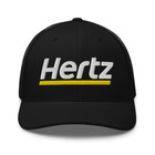 Hertz Car Rental Black Adjustable Embrodiery Trucker Hat