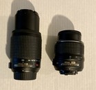 Nikon Af-s 55-200mm 4-5 6g Ed Camera Lens   Nikon Af-s 18-55mm Nice Condition