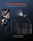Vevor Dual Lens Borescope Endoscope Camera For Android Ios   16 4ft Snake Cable