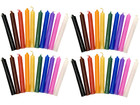 40 Spell Candles Assorted Colors  mini Taper Candles  Chime  Wicca  Altar 