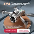 Drone With Hd Camera 4k Dual Rc Drone Wifi Fpv Foldable Quadcopter   Battery
