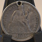 Love Token - 1875 Seated Liberty Dime