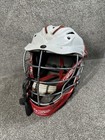 Cascade Cpx-r Lacrosse Helmet White  Red Chin Strap Adjustable Osfm Used