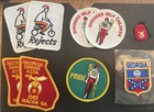 Lot Of Over 60 Shriners - Masonic Pieces pins  Patches  Tie Clasps 
