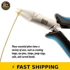 The Beadsmith 5  Round Nose Nylon Jaw Pliers - Ergonomic Handle
