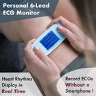 6 Leads Portable Ecg Monitor Record Ecg   Heart Rate In 6 Channels  open Box