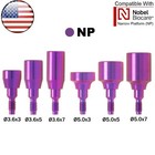 Us Dental Healing Cap Abutment Np rp Compatible With Nobel Active    3 6    5 0    6 0
