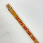 Pontiac Sales Service Folding  Ruler Lion Craft Lyons Caribou Ma Advertising Vtg