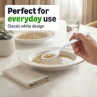 1000 Ct White Disposable Plastic Spoons - Bulk Everyday Use