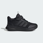 Adidas Cloudfoam Unisex Kids Low Top Mesh Sneakers Hook   Loop Black Size3-used