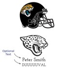 Carolina Panthers - Engraved Football Whiskey Decanter And 4 Glasses In Woodbox