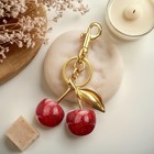 Keychain Cherry Bag Charms Purse   key Chains Women Cute  red Apple