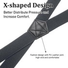 Heavy Duty X Back Suspenders For Men Women Adjustable Work Braces 1 5in