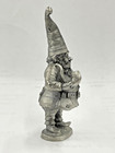 Perth Pewter Lapland Gnome Holding Pipe Figurine 1978