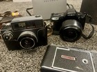 Mixed 18 Pc Lot Of Vtg    20s-   90s Cameras   Lenses Collectible Kodak