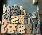 Letterpress Wood Type Symbols