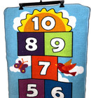 Hop Scotch Rug Kids Room Decor Runner 55 5x27 Multicolor