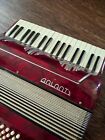 Galanti Piano Accordion Made In Italy Vintage Musical Instrument With Case 