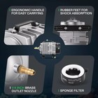 400gph 600gph Commercial Air Pump 6 Outlets For Aquarium Hydroponic 18w 25w
