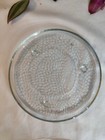 Vintage Crystal Cut Clear Glass Cigar Cigarette Ashtray 5 5    Heavy  2 Plates