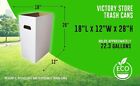22 3 Gallons Cardboard Trash Bin  Reusable  Recyclable And Disposable Trash Cans