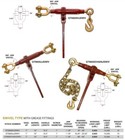 Swivel Jaw Turnbuckle Ratchet Load Binder Tie Down Cargo Control 6 600 Lbs Tow