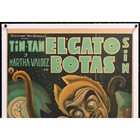 El Gato Sin Botas  1957  Original Linenbacked Mexican Movie Poster 27 x37 