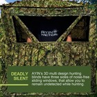 See-through Pop-up Hunting Blind - Portable Ground Tent For Deer  Easy Setup  Du