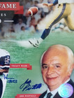 Tracy Ham Hall Of Fame Hof Signed Espn Foootball Classic Cfl Autographed Auto