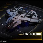 1 100 Star Citizen Anvil F8c Lightning Model Kit Planet Ring Led Assembly Model