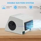 Dental Lab Led Sandblasting Dust-proof Box Dust Collector Vacuum Extractor Case