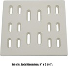 Direct Store Parts Df101  8  X 7 25   6pk  Replacement Ceramic Radiant Flame    