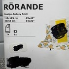 Ikea Rorande Crib Duvet Cover Plus Pillowcase Turtle Yellow Unisex Bedding New O